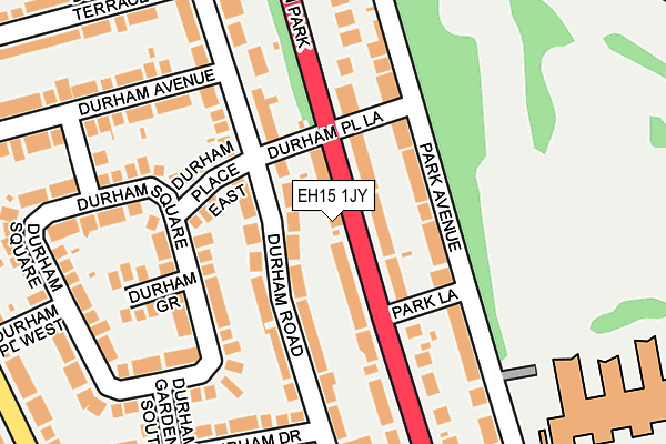EH15 1JY map - OS OpenMap – Local (Ordnance Survey) EH15 1JY map - OS OpenMap – Local (Ordnance Survey)