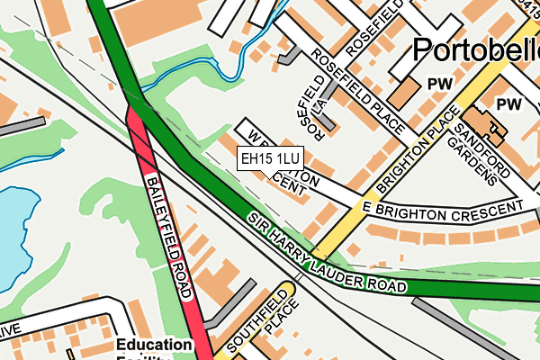 EH15 1LU map - OS OpenMap – Local (Ordnance Survey) EH15 1LU map - OS OpenMap – Local (Ordnance Survey)