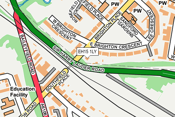 EH15 1LY map - OS OpenMap – Local (Ordnance Survey) EH15 1LY map - OS OpenMap – Local (Ordnance Survey)