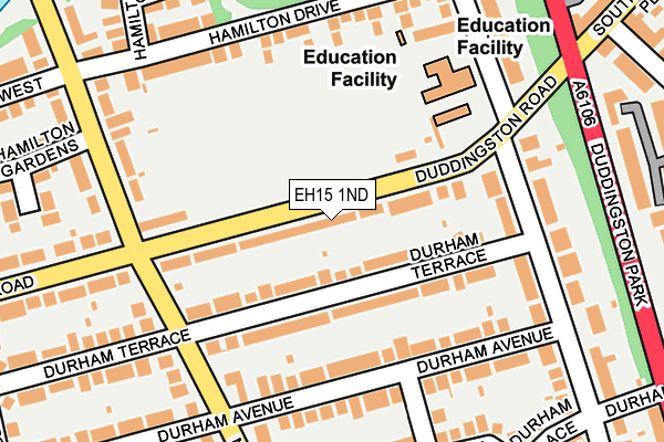 EH15 1ND map - OS OpenMap – Local (Ordnance Survey) EH15 1ND map - OS OpenMap – Local (Ordnance Survey)