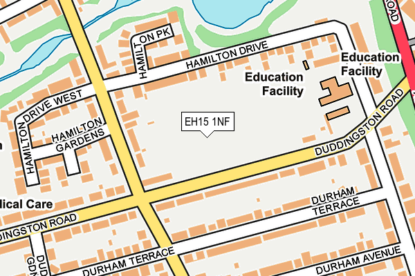 EH15 1NF map - OS OpenMap – Local (Ordnance Survey) EH15 1NF map - OS OpenMap – Local (Ordnance Survey)