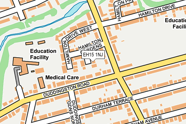 EH15 1NJ map - OS OpenMap – Local (Ordnance Survey) EH15 1NJ map - OS OpenMap – Local (Ordnance Survey)