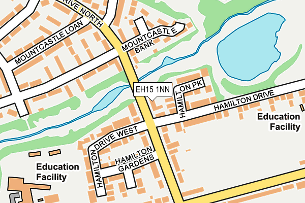 EH15 1NN map - OS OpenMap – Local (Ordnance Survey) EH15 1NN map - OS OpenMap – Local (Ordnance Survey)