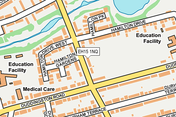 EH15 1NQ map - OS OpenMap – Local (Ordnance Survey) EH15 1NQ map - OS OpenMap – Local (Ordnance Survey)