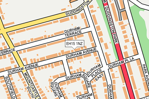 EH15 1NZ map - OS OpenMap – Local (Ordnance Survey) EH15 1NZ map - OS OpenMap – Local (Ordnance Survey)
