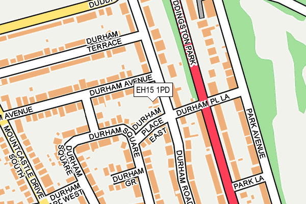EH15 1PD map - OS OpenMap – Local (Ordnance Survey) EH15 1PD map - OS OpenMap – Local (Ordnance Survey)