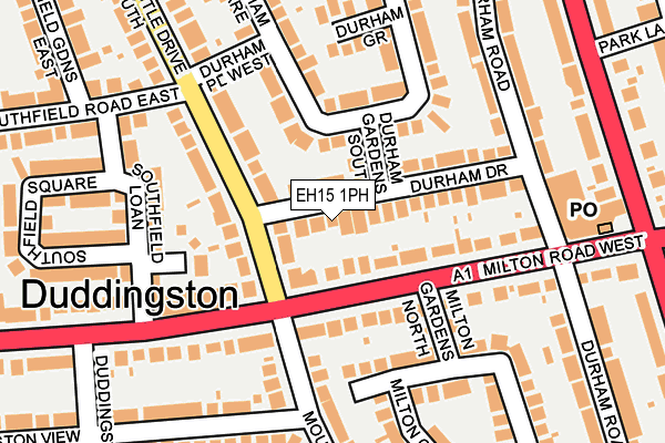 EH15 1PH map - OS OpenMap – Local (Ordnance Survey) EH15 1PH map - OS OpenMap – Local (Ordnance Survey)