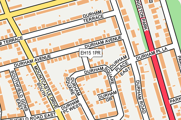 EH15 1PR map - OS OpenMap – Local (Ordnance Survey) EH15 1PR map - OS OpenMap – Local (Ordnance Survey)