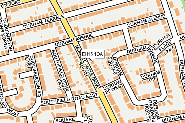 EH15 1QA map - OS OpenMap – Local (Ordnance Survey) EH15 1QA map - OS OpenMap – Local (Ordnance Survey)