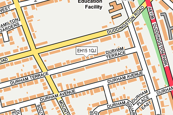 EH15 1QJ map - OS OpenMap – Local (Ordnance Survey) EH15 1QJ map - OS OpenMap – Local (Ordnance Survey)