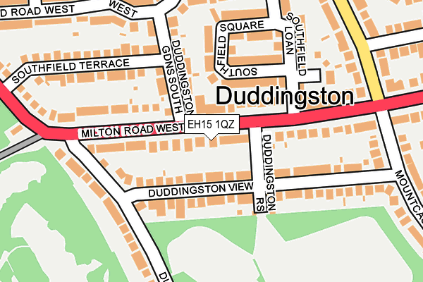 EH15 1QZ map - OS OpenMap – Local (Ordnance Survey) EH15 1QZ map - OS OpenMap – Local (Ordnance Survey)