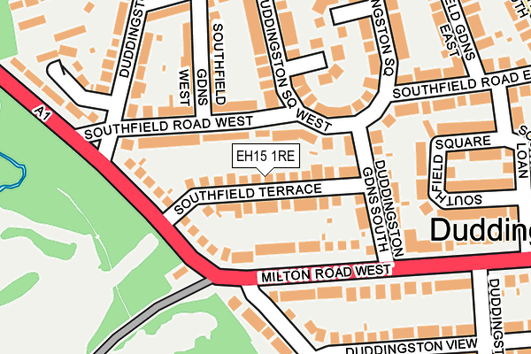 EH15 1RE map - OS OpenMap – Local (Ordnance Survey) EH15 1RE map - OS OpenMap – Local (Ordnance Survey)