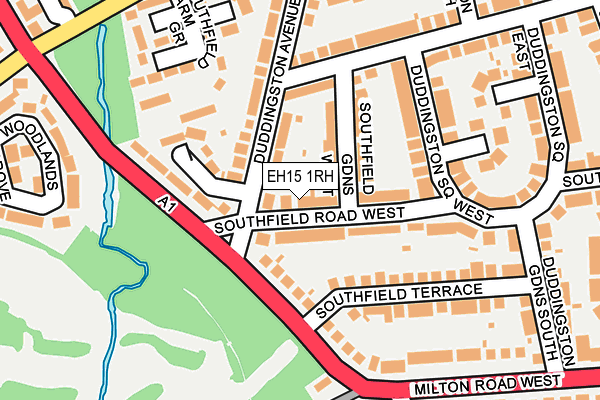 EH15 1RH map - OS OpenMap – Local (Ordnance Survey) EH15 1RH map - OS OpenMap – Local (Ordnance Survey)