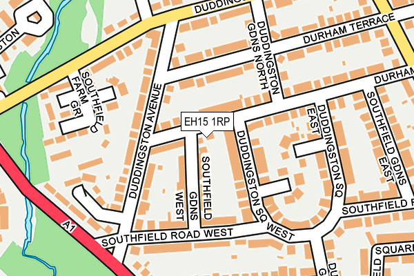 EH15 1RP map - OS OpenMap – Local (Ordnance Survey) EH15 1RP map - OS OpenMap – Local (Ordnance Survey)