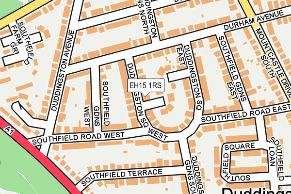 EH15 1RS map - OS OpenMap – Local (Ordnance Survey) EH15 1RS map - OS OpenMap – Local (Ordnance Survey)