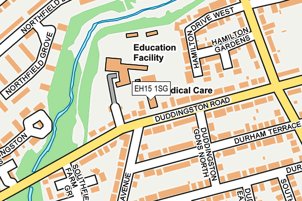 EH15 1SG map - OS OpenMap – Local (Ordnance Survey) EH15 1SG map - OS OpenMap – Local (Ordnance Survey)