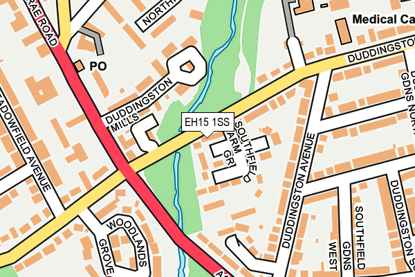EH15 1SS map - OS OpenMap – Local (Ordnance Survey) EH15 1SS map - OS OpenMap – Local (Ordnance Survey)