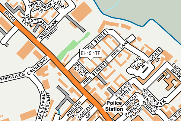 EH15 1TF map - OS OpenMap – Local (Ordnance Survey) EH15 1TF map - OS OpenMap – Local (Ordnance Survey)