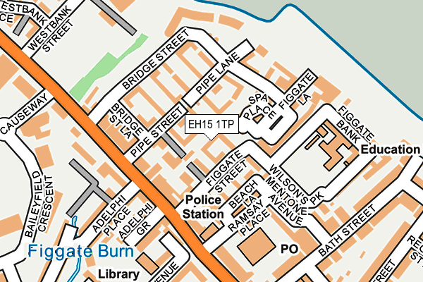EH15 1TP map - OS OpenMap – Local (Ordnance Survey) EH15 1TP map - OS OpenMap – Local (Ordnance Survey)