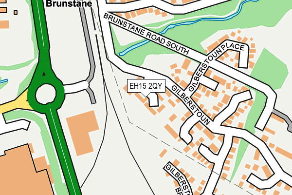 EH15 2QY map - OS OpenMap – Local (Ordnance Survey)