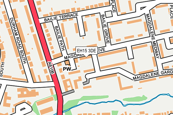 EH15 3DE map - OS OpenMap – Local (Ordnance Survey) EH15 3DE map - OS OpenMap – Local (Ordnance Survey)