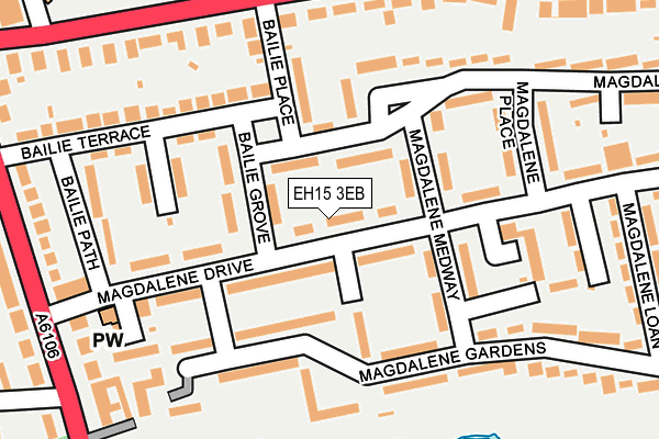 EH15 3EB map - OS OpenMap – Local (Ordnance Survey) EH15 3EB map - OS OpenMap – Local (Ordnance Survey)