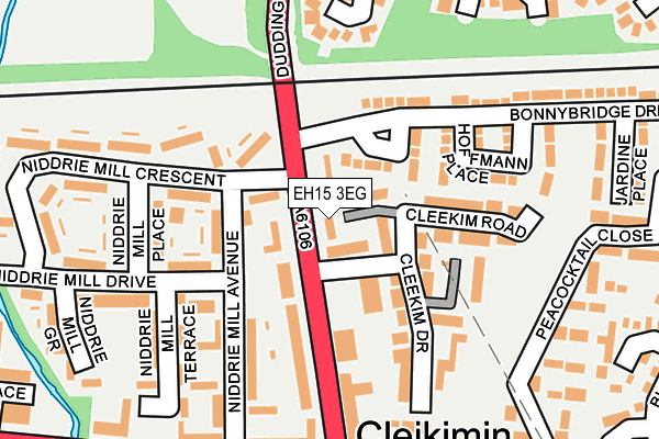 EH15 3EG map - OS OpenMap – Local (Ordnance Survey) EH15 3EG map - OS OpenMap – Local (Ordnance Survey)