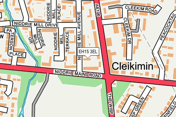 EH15 3EL map - OS OpenMap – Local (Ordnance Survey) EH15 3EL map - OS OpenMap – Local (Ordnance Survey)
