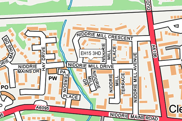 EH15 3HD map - OS OpenMap – Local (Ordnance Survey) EH15 3HD map - OS OpenMap – Local (Ordnance Survey)