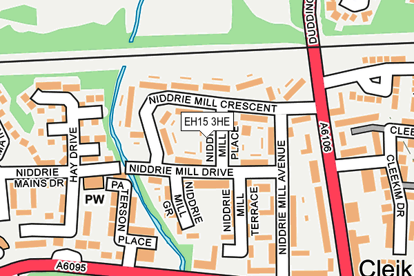 EH15 3HE map - OS OpenMap – Local (Ordnance Survey) EH15 3HE map - OS OpenMap – Local (Ordnance Survey)
