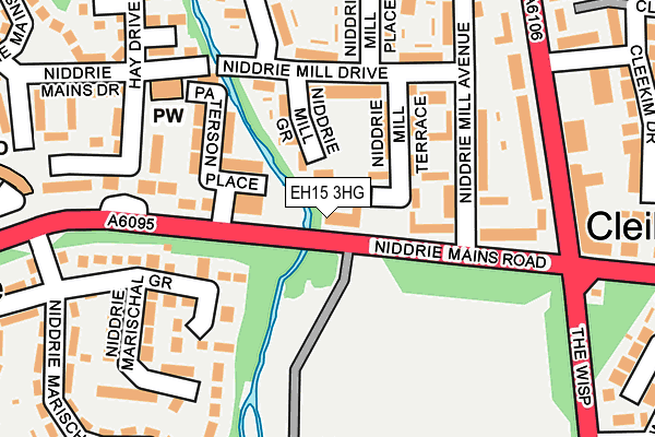 EH15 3HG map - OS OpenMap – Local (Ordnance Survey) EH15 3HG map - OS OpenMap – Local (Ordnance Survey)