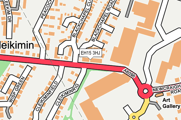 EH15 3HJ map - OS OpenMap – Local (Ordnance Survey) EH15 3HJ map - OS OpenMap – Local (Ordnance Survey)