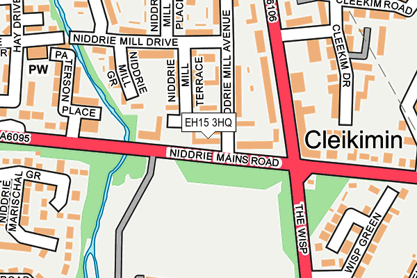 EH15 3HQ map - OS OpenMap – Local (Ordnance Survey) EH15 3HQ map - OS OpenMap – Local (Ordnance Survey)