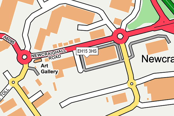 EH15 3HS map - OS OpenMap – Local (Ordnance Survey) EH15 3HS map - OS OpenMap – Local (Ordnance Survey)