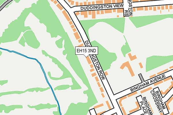EH15 3ND map - OS OpenMap – Local (Ordnance Survey) EH15 3ND map - OS OpenMap – Local (Ordnance Survey)