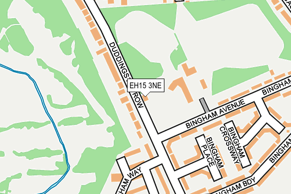EH15 3NE map - OS OpenMap – Local (Ordnance Survey) EH15 3NE map - OS OpenMap – Local (Ordnance Survey)