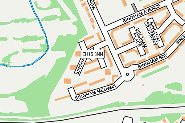 EH15 3NN map - OS OpenMap – Local (Ordnance Survey) EH15 3NN map - OS OpenMap – Local (Ordnance Survey)