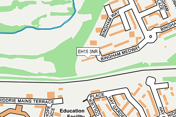 EH15 3NR map - OS OpenMap – Local (Ordnance Survey) EH15 3NR map - OS OpenMap – Local (Ordnance Survey)