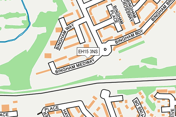 EH15 3NS map - OS OpenMap – Local (Ordnance Survey) EH15 3NS map - OS OpenMap – Local (Ordnance Survey)