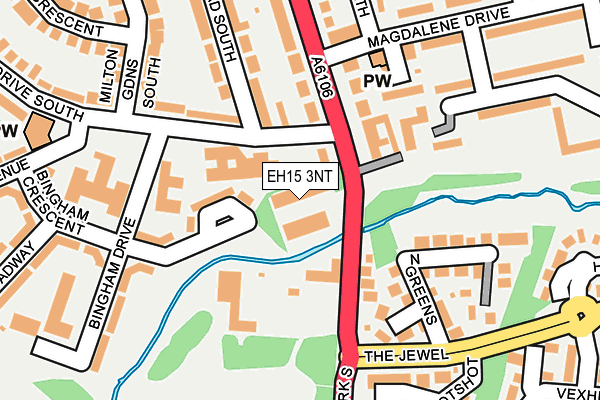 EH15 3NT map - OS OpenMap – Local (Ordnance Survey) EH15 3NT map - OS OpenMap – Local (Ordnance Survey)