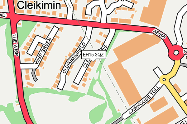 EH15 3QZ map - OS OpenMap – Local (Ordnance Survey) EH15 3QZ map - OS OpenMap – Local (Ordnance Survey)