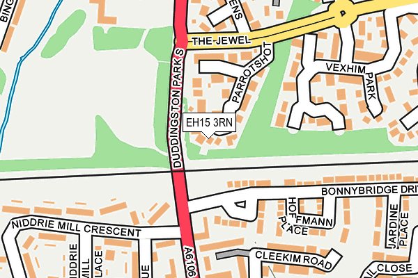 EH15 3RN map - OS OpenMap – Local (Ordnance Survey) EH15 3RN map - OS OpenMap – Local (Ordnance Survey)