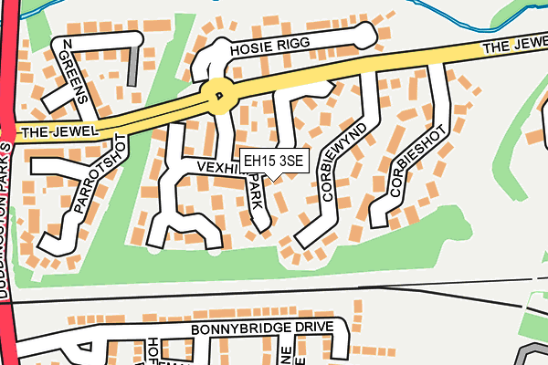 EH15 3SE map - OS OpenMap – Local (Ordnance Survey) EH15 3SE map - OS OpenMap – Local (Ordnance Survey)