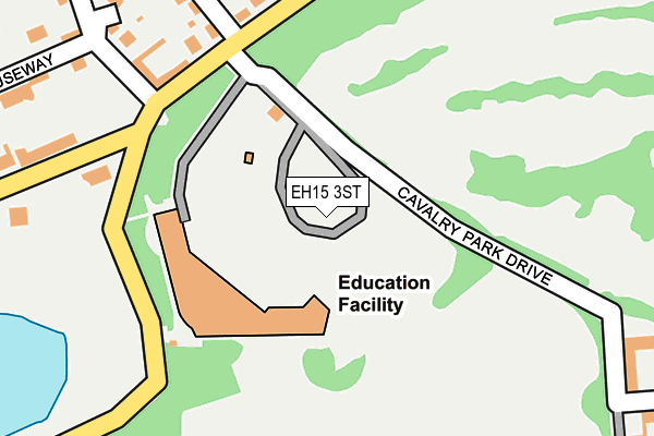 EH15 3ST map - OS OpenMap – Local (Ordnance Survey) EH15 3ST map - OS OpenMap – Local (Ordnance Survey)