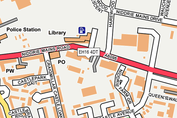 EH16 4DT map - OS OpenMap – Local (Ordnance Survey) EH16 4DT map - OS OpenMap – Local (Ordnance Survey)