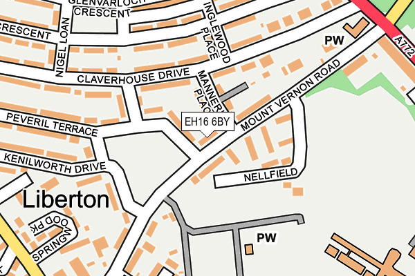 EH16 6BY map - OS OpenMap – Local (Ordnance Survey) EH16 6BY map - OS OpenMap – Local (Ordnance Survey)