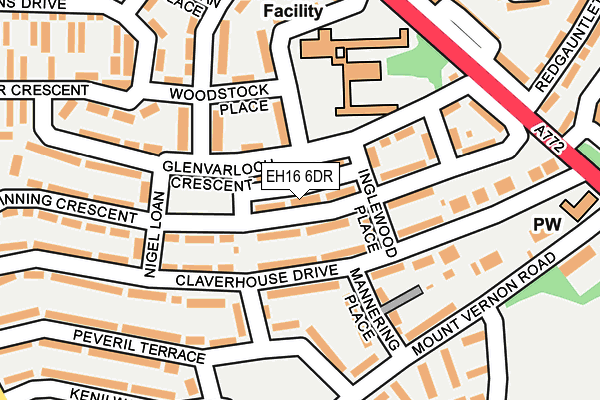EH16 6DR map - OS OpenMap – Local (Ordnance Survey) EH16 6DR map - OS OpenMap – Local (Ordnance Survey)