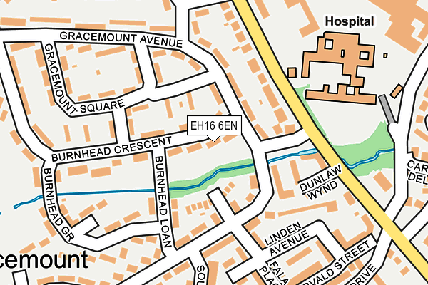 EH16 6EN map - OS OpenMap – Local (Ordnance Survey) EH16 6EN map - OS OpenMap – Local (Ordnance Survey)