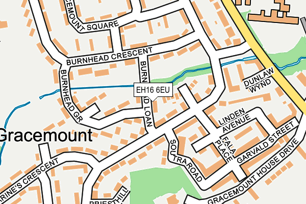 EH16 6EU map - OS OpenMap – Local (Ordnance Survey) EH16 6EU map - OS OpenMap – Local (Ordnance Survey)