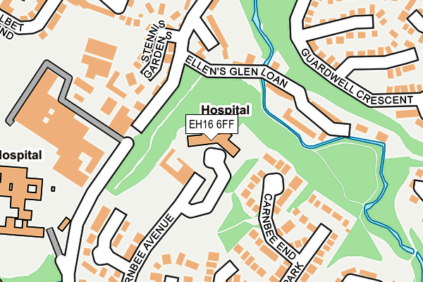 EH16 6FF map - OS OpenMap – Local (Ordnance Survey) EH16 6FF map - OS OpenMap – Local (Ordnance Survey)
